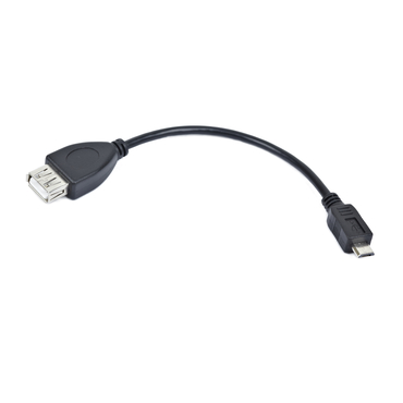Кабель miniUSB OTG - USB  /Cablexpert A-OTG-AFBM-002 AF/Mini-BM  0.15м