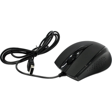 Мышь A4Tech N-600X,1600dpi, USB, чёрный