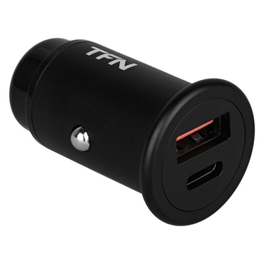 Зарядное устройство автомобильное TFN RAPID QC+PD 20W black (б/кабеля)