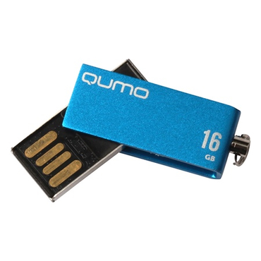 Память USB 2.0 16 GB Qumo Fold, синий (QM16GUD-FLD-Blue)