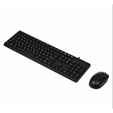 Комплект клавиатура + мышьTFN Slim ME210, USB, чёрный (TFN-CA-CBD-SLME 210)