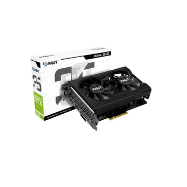 Видеокарта 8Gb PCI-E Palit GeForce RTX3050 DUAL GDDR6  NE63050018P1-1070D