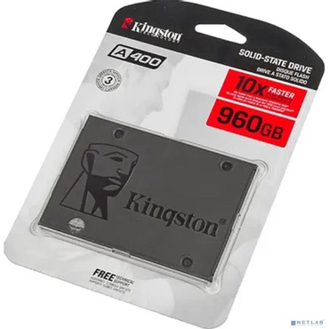 Накопитель SSD Kingston SATA III 960Gb SA400S37/960G A400 2.5