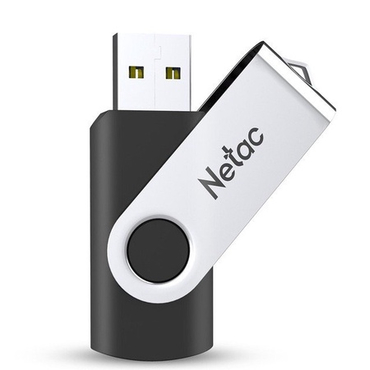 Память USB 3.0 32 GB Netac U505, черный/серебристый (NT03U505N-032G-30BK)