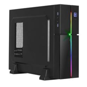 Корпус mATX Aerocool Playa Slim w/o PSU черный