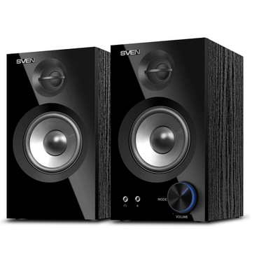 Колонки 2.0 Sven SPS-621 RMS 28W, Bluetooth, МДФ, чёрный