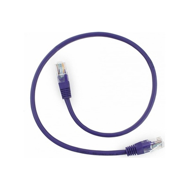 Кабель Patch Cord UTP кат.5e  0,25м фиолетовый PP12-0.25M/V