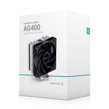 Кулер Deepcool AG400 Soc-1700/1200/115X/AM5/AM4 4pin 31.6dB Al+тепл.трубки 220W